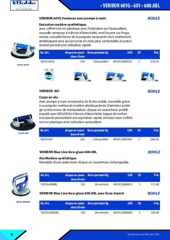 Bohle – Veribor 601 600