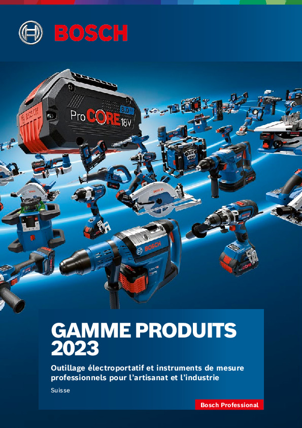 Bosch – Gamme produits 2023