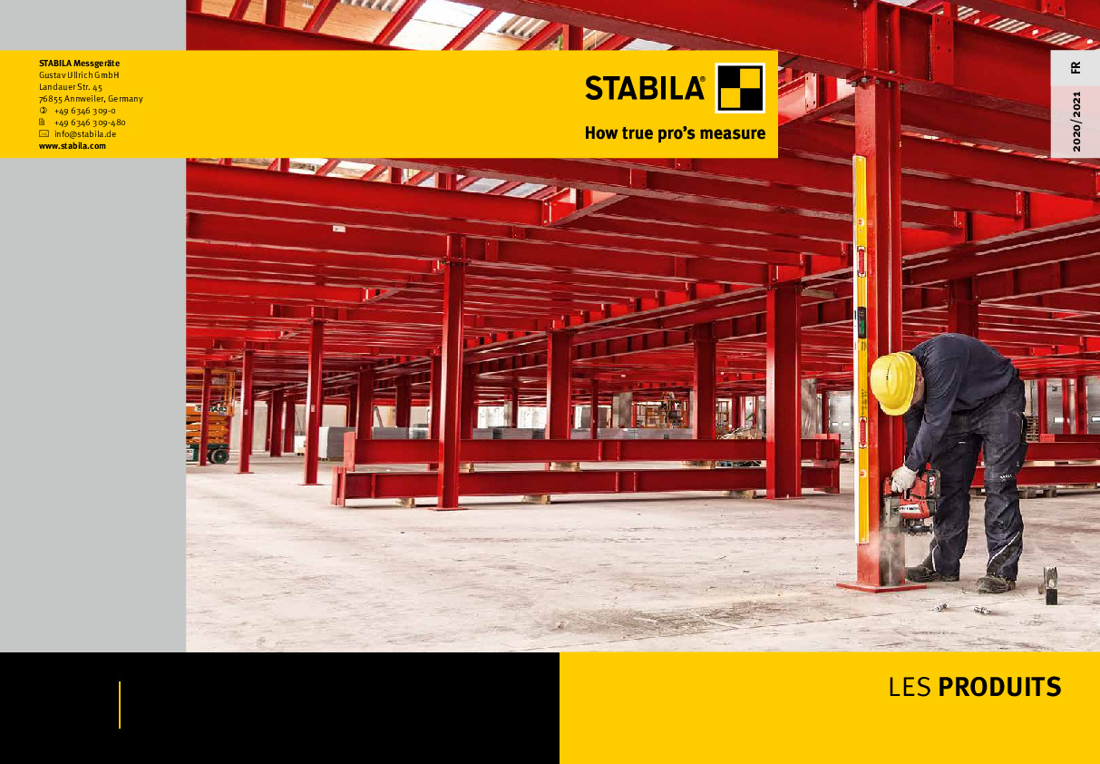 Stabila Les produits